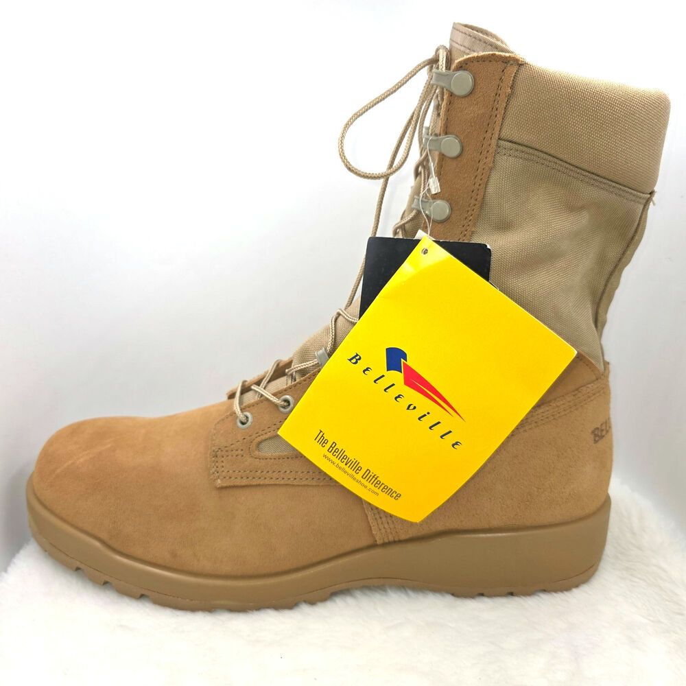 BELLEVILLE Military/Tactical Boot Footwear Mens 13.5R Steel Toe 10" Shank 390DES